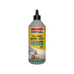 Клей ПВА для дерева водостойкий D3 Soudal